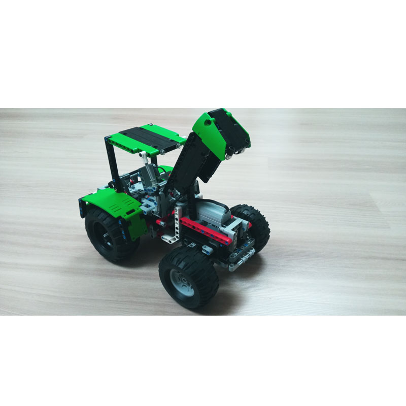 Urban Farming Is - MOC-80667 ชุดตัวต่อรถแทรกเตอร์ขนาดกลางสำหรับการเกษตรในเมือง รุ่น 563 ชิ้นส่วน ของเล่นสร้างสรรค์สำหรับผู้ใหญ่และเด็ก