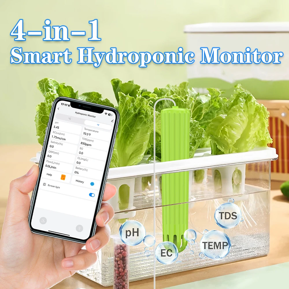 ชุดเซ็นเซอร์ไวไฟ 4-in-1 สำหรับ - Urban Farming Urban Gardening บทวิจารณ์และราคา