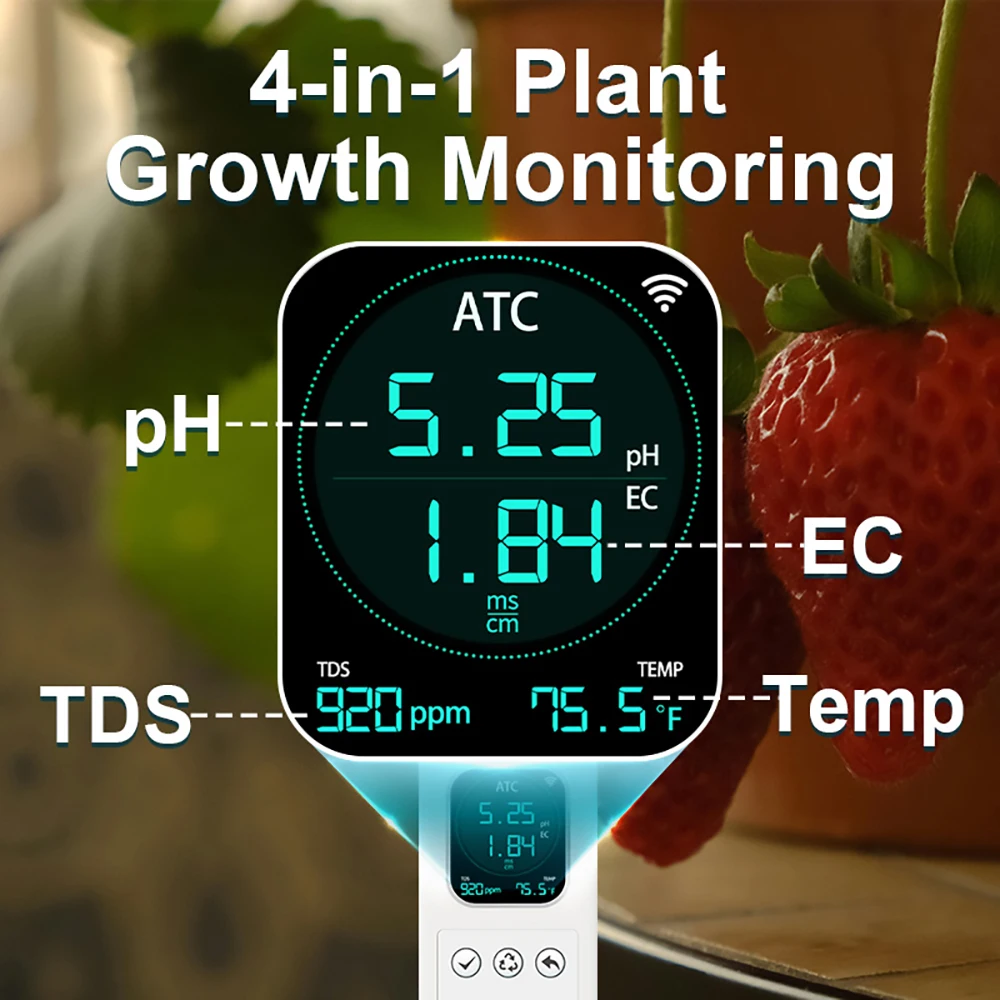 ชุดเซ็นเซอร์ไวไฟ 4-in-1 สำหรับ - Urban Farming Urban Gardening บทวิจารณ์และราคา