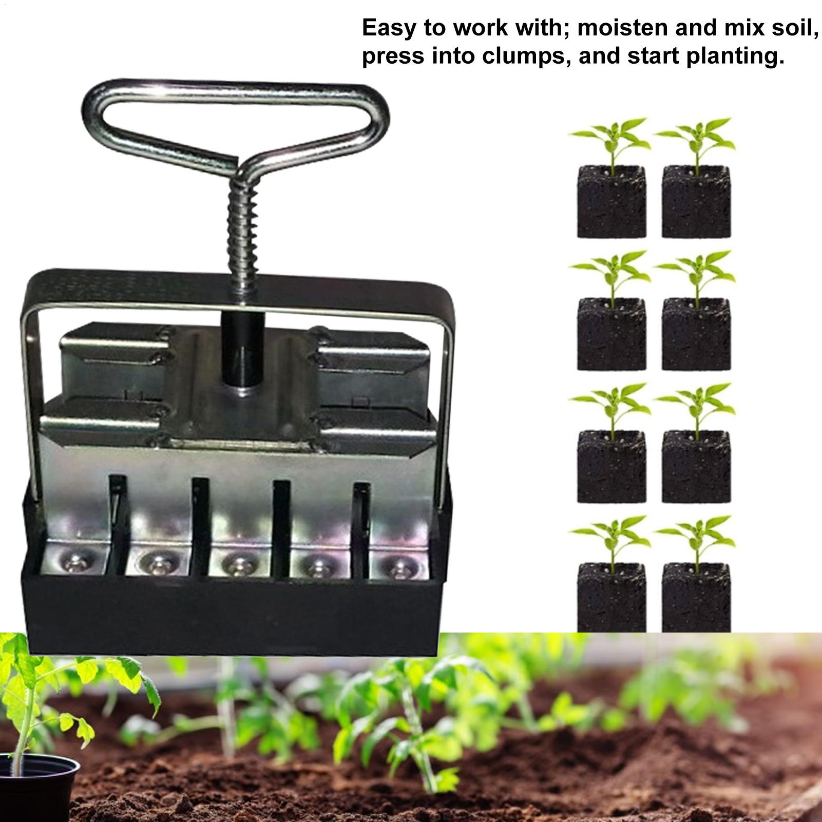 เครื่องมือบล็อกดินแบบ 20 ช่อง  - Urban Farming Urban Gardening บทวิจารณ์และราคา